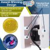imageBaby Safety Outlet Cover Box 2 Pack Double Lock for Much Better Toddler Proofing Easier Operation Simple 3 Step Install with Included Screws Provides Extra Space Inside for Plugs 2 Pack White2 Count  Pack of 1 