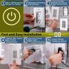 imageBaby Safety Outlet Cover Box 2 Pack Double Lock for Much Better Toddler Proofing Easier Operation Simple 3 Step Install with Included Screws Provides Extra Space Inside for Plugs 2 Pack White2 Count  Pack of 1 
