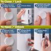 imageBaby Safety Outlet Cover Box 2 Pack Double Lock for Much Better Toddler Proofing Easier Operation Simple 3 Step Install with Included Screws Provides Extra Space Inside for Plugs 2 Pack White2 Count  Pack of 1 