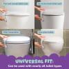 imageBaby Toilet Lock Strap 1Pack  Baby Proof Straps with Innovate Flexible Adhesive Discs DualLock System for Extra Child Safety Fits Most Toilets Easy Installation No Tools Needed