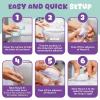 imageBaby Toilet Lock Strap 1Pack  Baby Proof Straps with Innovate Flexible Adhesive Discs DualLock System for Extra Child Safety Fits Most Toilets Easy Installation No Tools Needed