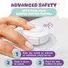 imageBaby Toilet Lock Strap 1Pack  Baby Proof Straps with Innovate Flexible Adhesive Discs DualLock System for Extra Child Safety Fits Most Toilets Easy Installation No Tools Needed