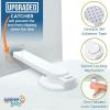imageBaby Toilet Lock by Wappa Baby  9quotL x 4quotW  Ideal Baby Proof Toilet Lid Lock  No Tools Needed Easy Installation with 3M Adhesive  Top Safety Toilet Seat Lock  Fits Most Toilets  White 1 PackWhite