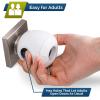 imageChild Safety Door Knob Cover 4 Pack HardtoRemove DualLock Door Handle Covers for Kids  Reusable Baby Proof Door Knob Locks  Installs Easily No Tools Needed BlackWhite