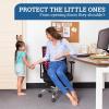 imageDoor Lever Lock 1 Pack Prevents Toddlers from Opening Doors 325quot L  15quot W  45quot H Easy One Hand Operation for Adults Durable ABS with 3M Adhesive Backing Simple Install No Tools NeededBlack