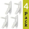 imageDoor Lever Locks 4 Pack  Prevents Toddlers from Opening Doors  Durable ABS with 3M Adhesive  Easy OneHand Operation for Adults No Tools NeededWhite