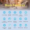 imageHelloBaby 55quot 720P HD Video Baby Monitor No WiFi 4 Cameras Baby Monitors Split Screen Remote PanTiltZoom Baby Monitor Wide View Range 1080P Camera Night Light 4000mAh Battery Ideal Gift
