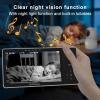 imageHelloBaby 720P 55 HD Baby Monitor with Camera and Audio No WiFi Video Baby Monitor Remote Pan Tilt Zoom Wide View Range 1080P Infant Camera Night Light Hack Proof 4000mAh Battery 1000ft1camHB6081