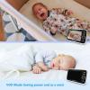 imageHelloBaby Upgrade 5 Baby Monitor with 26Hour Battery 2 Cameras PanTiltZoom 1000ft Range Video Audio Baby Monitor No WiFi VOX Night Vision 2Way Talk 8 Lullabies and TemperatureHB65502