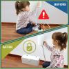 imagePower Strip Cover Box  Effectively Baby Proofs Power Strip with Patented Dual Lock Convenient Side Openings for Cords ampamp Cables Protects Small Hands ampamp FingersPower Strip Cover Box  Outlet Cover Box