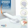 imageToilet Locks Baby Proof 2Pack Ideal Baby Proof Toilet Lid Lock with Arm  No Tools Needed Easy Installation with 3M Adhesive  Top Safety Toilet Seat Lock  Fits Most Toilets White2 Count Pack of 1