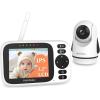 imageHelloBaby Baby Monitor with 32 IPS Screen  Baby Camera Monitor with Remote PanTiltZoom Camera No WiFi Infrared Night Vision 1000ft Wireless Connection