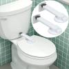 imageToilet Locks Baby Proof 2Pack Ideal Baby Proof Toilet Lid Lock with Arm  No Tools Needed Easy Installation with 3M Adhesive  Top Safety Toilet Seat Lock  Fits Most Toilets White2 Count Pack of 1