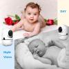 imageHelloBaby Baby Monitor 2 Cameras with Mount Upgrade 5 Screen 26Hour Battery Life Crib Baby Monitor Mount Without Tools or Wall Damage