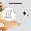 imageHelloBaby Baby Monitor No WiFi with Crib Clip 5 Screen and 30Hour Battery Life Baby Monitor with Camera and Audio Flexible Clamp Mount with Long Gooseneck Arm by Hello Baby