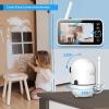 imageHelloBaby Baby Monitor No WiFi with Crib Clip 5 Screen and 30Hour Battery Life Baby Monitor with Camera and Audio Flexible Clamp Mount with Long Gooseneck Arm by Hello Baby