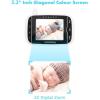 imageHelloBaby Baby Monitor with Remote PanTiltZoom Camera and 32 LCD Screen Infrared Night Vision BlackBlack