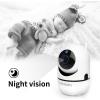 imageHelloBaby Baby Monitor with Remote PanTiltZoom Camera and 32 LCD Screen Infrared Night Vision BlackBlack