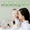 imageHelloBaby Baby Monitor with Remote PanTiltZoom Camera and 32 LCD Screen Infrared Night Vision BlackGold
