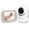imageHelloBaby Baby Monitor with Remote PanTiltZoom Camera and 32 LCD Screen Infrared Night Vision BlackGold