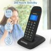 imageHelloBaby DECT 60 Cordless Phone with 4 Handsets for Home Landline Phone with Caller IDCall Waiting Call Block FullDuplex Handset Speakerphone Reliable 1000ft RangeHB16882