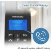 imageHelloBaby DECT 60 Cordless Phone with 4 Handsets for Home Landline Phone with Caller IDCall Waiting Call Block FullDuplex Handset Speakerphone Reliable 1000ft RangeHB16881