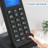 imageHelloBaby DECT 60 Cordless Phone with 4 Handsets for Home Landline Phone with Caller IDCall Waiting Call Block FullDuplex Handset Speakerphone Reliable 1000ft RangeHB16884