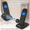imageHelloBaby DECT 60 Cordless Phone with 4 Handsets for Home Landline Phone with Caller IDCall Waiting Call Block FullDuplex Handset Speakerphone Reliable 1000ft RangeHB16882