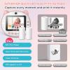 imageHelloBaby Kids Camera Instant Print The Only 32 Large Screen in The World Instant Camera for 312 Girls Christmas Birthday Gifts Toy Selfie Digital Camera Multi Frames ampamp Filters SD CardPink