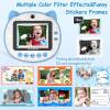imageHelloBaby Kids Instant Print Camera with 32quot IPS Screen  1080P HD Digital Camera for Girls Ages 312  16GB SD Card ampamp 2 Paper Rolls  Instant Print Kids Camera Toy BlueBlue