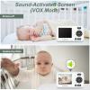 imageHelloBaby Monitor with Camera and Audio 1000ft Long Range Video MonitorNo WiFi Night Vision VOX ModePower Saving 24 Portable Travel Screen Safety Camera for BabyPet Plug ampamp PlayHB30
