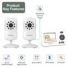 imageHelloBaby Monitor with Camera and Audio 1000ft Long Range Video MonitorNo WiFi Night Vision VOX ModePower Saving 24 Portable Travel Screen Safety Camera for BabyPet Plug ampamp PlayHB302 NEW
