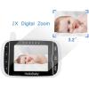 imageHelloBaby Video Baby Monitor with Camera and Audio  Infrared Night Vision  TwoWay Talk  Room Temperature  Lullabies  Long Range and High Capacity Battery