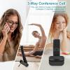 imageHellobaby HB26884 DECT 60 Land Line Phones Cordless with 4 Handsets Landline Telephones for Home Business Phone with Full Duplex Speakerphone Call Block 1000 ft Caller IDCall Waiting BlackHB26883
