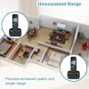 imageHellobaby HB26884 DECT 60 Land Line Phones Cordless with 4 Handsets Landline Telephones for Home Business Phone with Full Duplex Speakerphone Call Block 1000 ft Caller IDCall Waiting BlackHB26882
