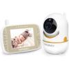 imageHelloBaby Baby Monitor with Remote PanTiltZoom Camera and 32 LCD Screen Infrared Night Vision BlackGold