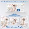 imageHelloBaby Baby Monitor with 6quot World First IPS Screen 30Hrs Battery Remote PanTiltZoom Camera No WiFi Video Baby Monitor Camera and Audio ECO VOX 2Way Talk Night Vision 1000ft PortableHB6560