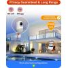 imageHelloBaby No WiFi Baby Monitor with VoiceActivated Night Vision4quot IPS Camera and Audio 2Way Talk and PTZ 26H Battery and 1000ft Range Portable for Nursery and TravelHB6240