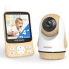 imageHelloBaby No WiFi Baby Monitor with VoiceActivated Night Vision4quot IPS Camera and Audio 2Way Talk and PTZ 26H Battery and 1000ft Range Portable for Nursery and TravelHB6340
