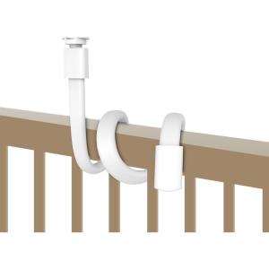 imageHelloBaby Baby Monitor Mount for HB6550 Pro HB6560 HB65 HB6339 HB40 HB6081 HB66 HB6351 20 Inch Flexible Arm Bracket Sturdy Camera Holder Attaches to Crib Cot Shelves No Tools or Wall DamageMount