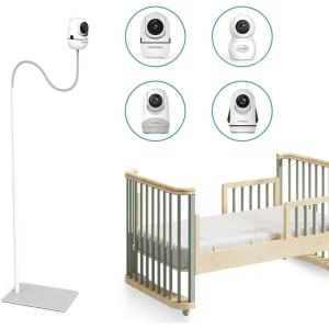 imageHelloBaby Monitor Stand Floor Stand for HB6550HB6560HB65HB6081HB66HB40HB6339 and All Hello Baby Monitors Sturdy ampamp Adjustable Camera Mount No Wall Damage HolderFloor StandA
