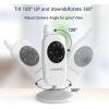 imageHelloBaby Baby Monitor No WiFiVideo Baby Monitor with Camera and Audio32 IPS Screen Manual Baby Camera Adjustment Night Vision 1000ft305m Range ECOVOX Feeding Reminder USB Charging CableHB2438plus