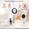 imageHelloBaby Baby Monitor No WiFiVideo Baby Monitor with Camera and Audio32 IPS Screen Manual Baby Camera Adjustment Night Vision 1000ft305m Range ECOVOX Feeding Reminder USB Charging CableHB2438plus