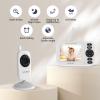 imageHelloBaby Baby Monitor No WiFiVideo Baby Monitor with Camera and Audio32 IPS Screen Manual Baby Camera Adjustment Night Vision 1000ft305m Range ECOVOX Feeding Reminder USB Charging CableHB2438