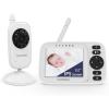 imageHelloBaby Baby Monitor No WiFiVideo Baby Monitor with Camera and Audio32 IPS Screen Manual Baby Camera Adjustment Night Vision 1000ft305m Range ECOVOX Feeding Reminder USB Charging CableHB2438plus