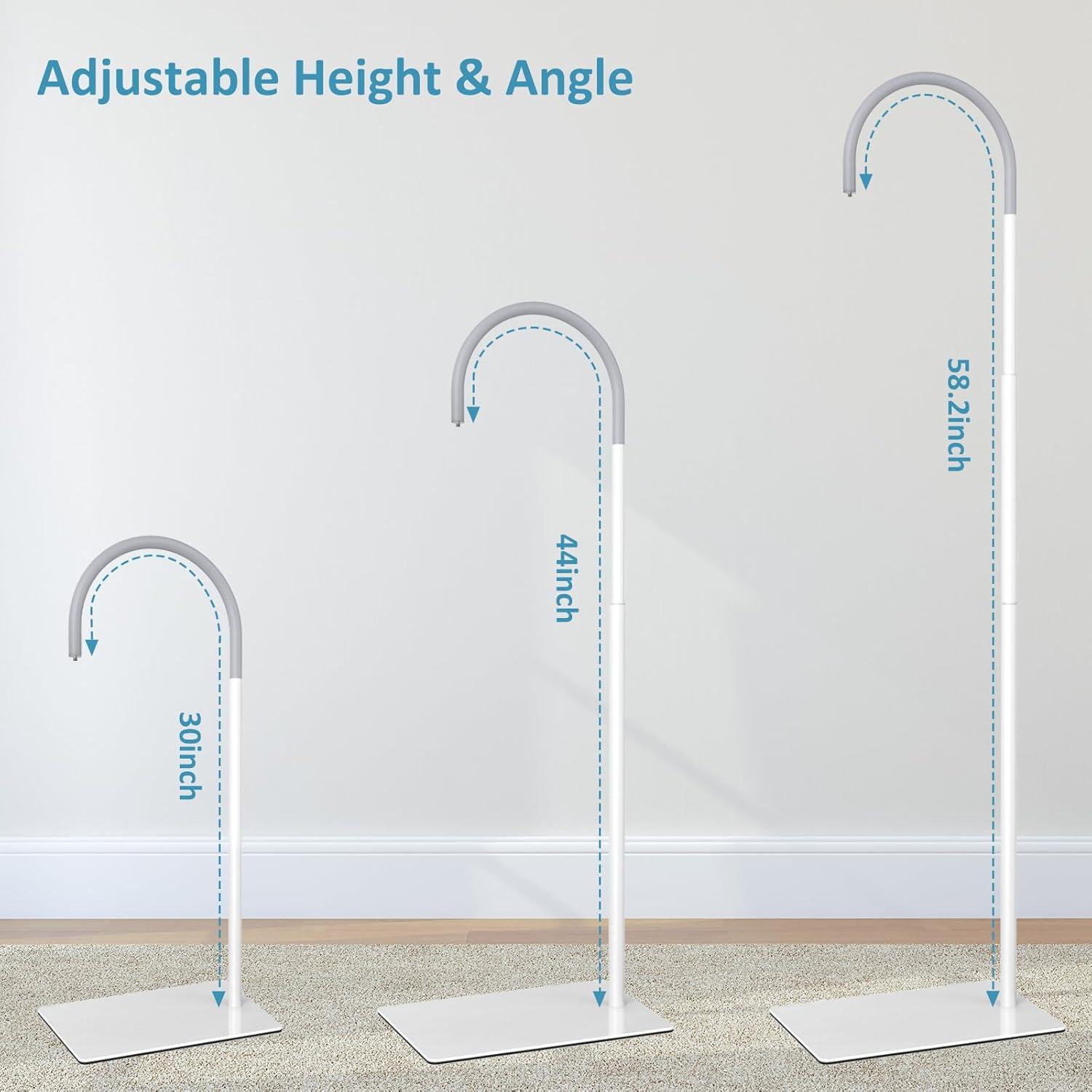 imageHelloBaby Baby Monitor Floor Stand  Sturdy Adjustable Camera Mount for HB6550PlusHB6560HB6081HB6339HB65HB66HB40 ampamp More Model NoDrill Installation WallSafe HolderHelloBaby Floor StandL55