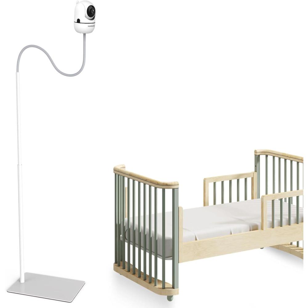 imageHelloBaby Baby Monitor Floor Stand  Sturdy Adjustable Camera Mount for HB6550PlusHB6560HB6081HB6339HB65HB66HB40 ampamp More Model NoDrill Installation WallSafe HolderHelloBaby Floor StandL55