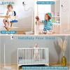 image:imageHelloBaby No WiFi Baby Monitor Green with Floor Stand 5 Screen 30Hour Battery PanTiltZoom Video Upgrade with Camera and Audio Night Vision VOX 2Way Talk 8 Lullabies and 1000ft Range