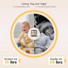 image:imageHelloBaby No WiFi Baby Monitor with VoiceActivated Night Vision4 IPS Camera and Audio 2Way Talk and PTZ 26H Battery and 1000ft Range Portable for Nursery and TravelHB62402