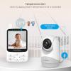 image:imageHelloBaby No WiFi Baby Monitor with VoiceActivated Night Vision4 IPS Camera and Audio 2Way Talk and PTZ 26H Battery and 1000ft Range Portable for Nursery and TravelHB62402